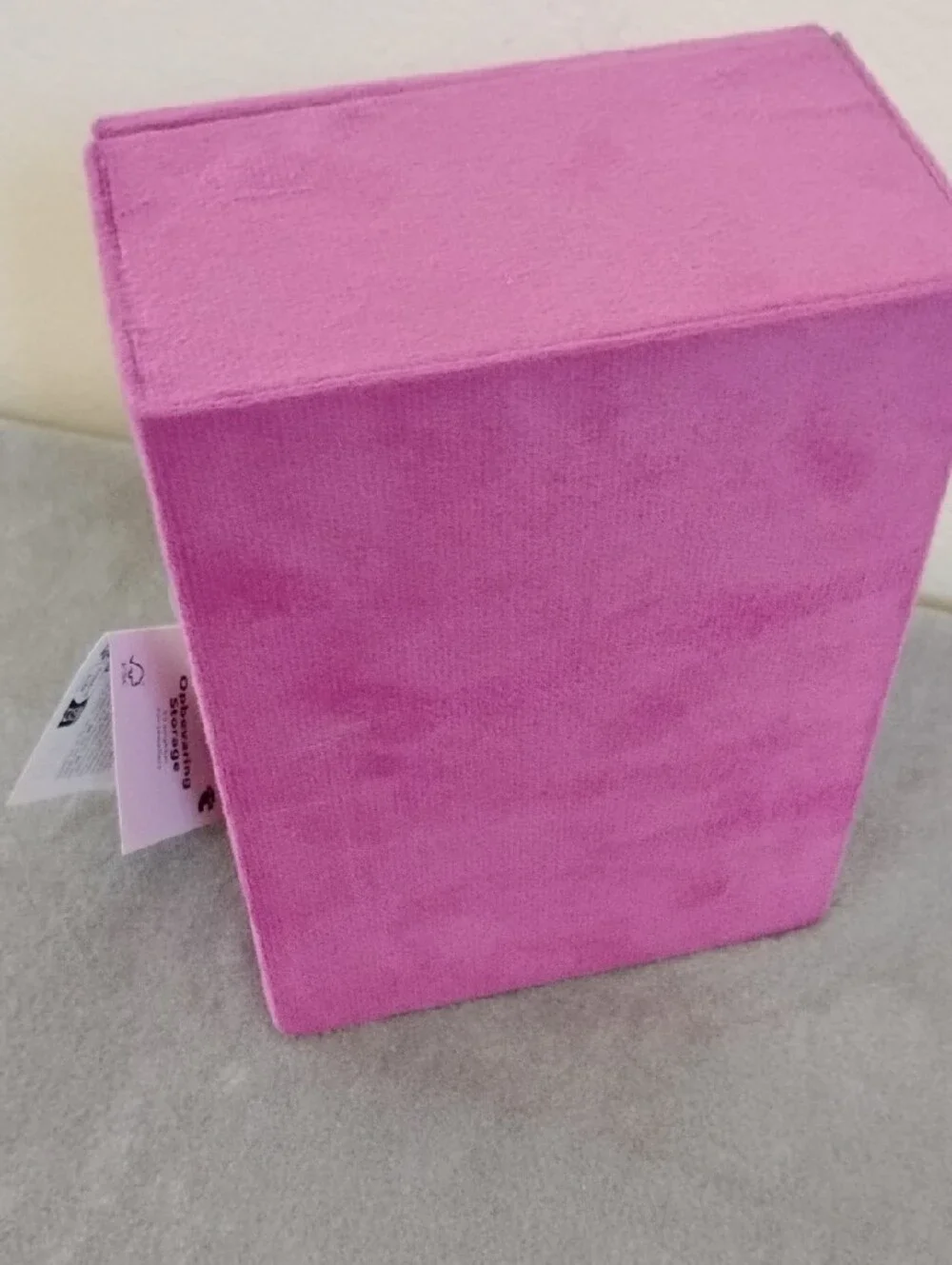 NWT Pink /Purple Velvet Jewelry Box with Gold Accent